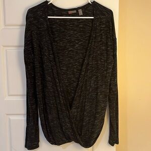 ZELLE Enlighten Me Women’s Draped Wrap Top (M)